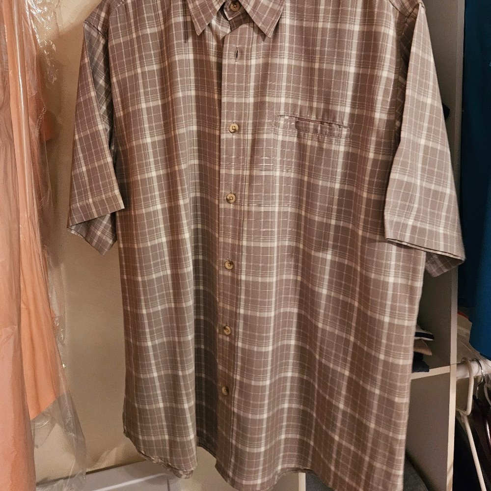 WOOLRICH SHIRT SHORT SLEEVE SIZE L
